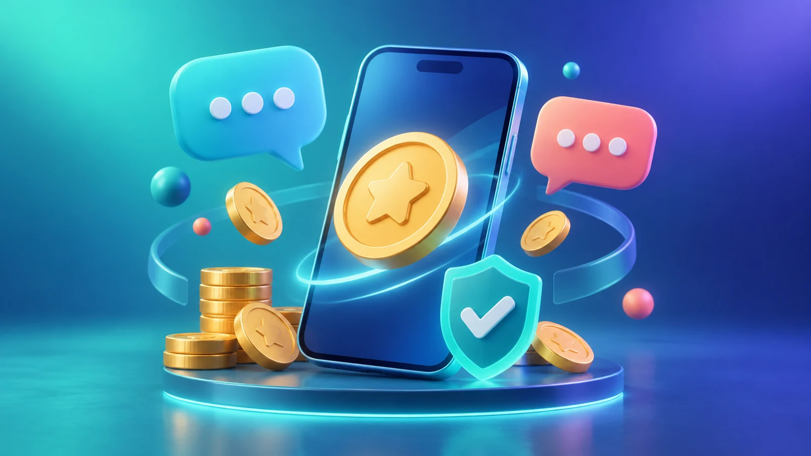 شحن التطبيقات والعملات الرقمية