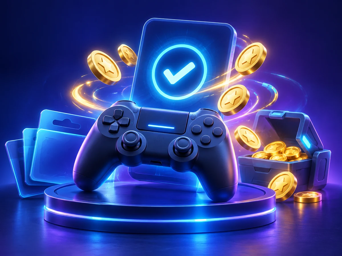 وسائل شحن الألعاب الرقمية وبطاقات التسليم